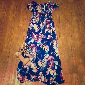 She + Sky Floral Maxi 🌺